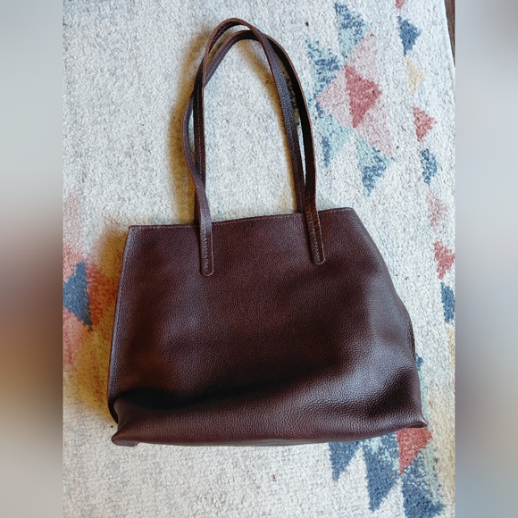 Portland Leather Medium August Coldbrew Pebble Premium Tote - Picture 3 of 8